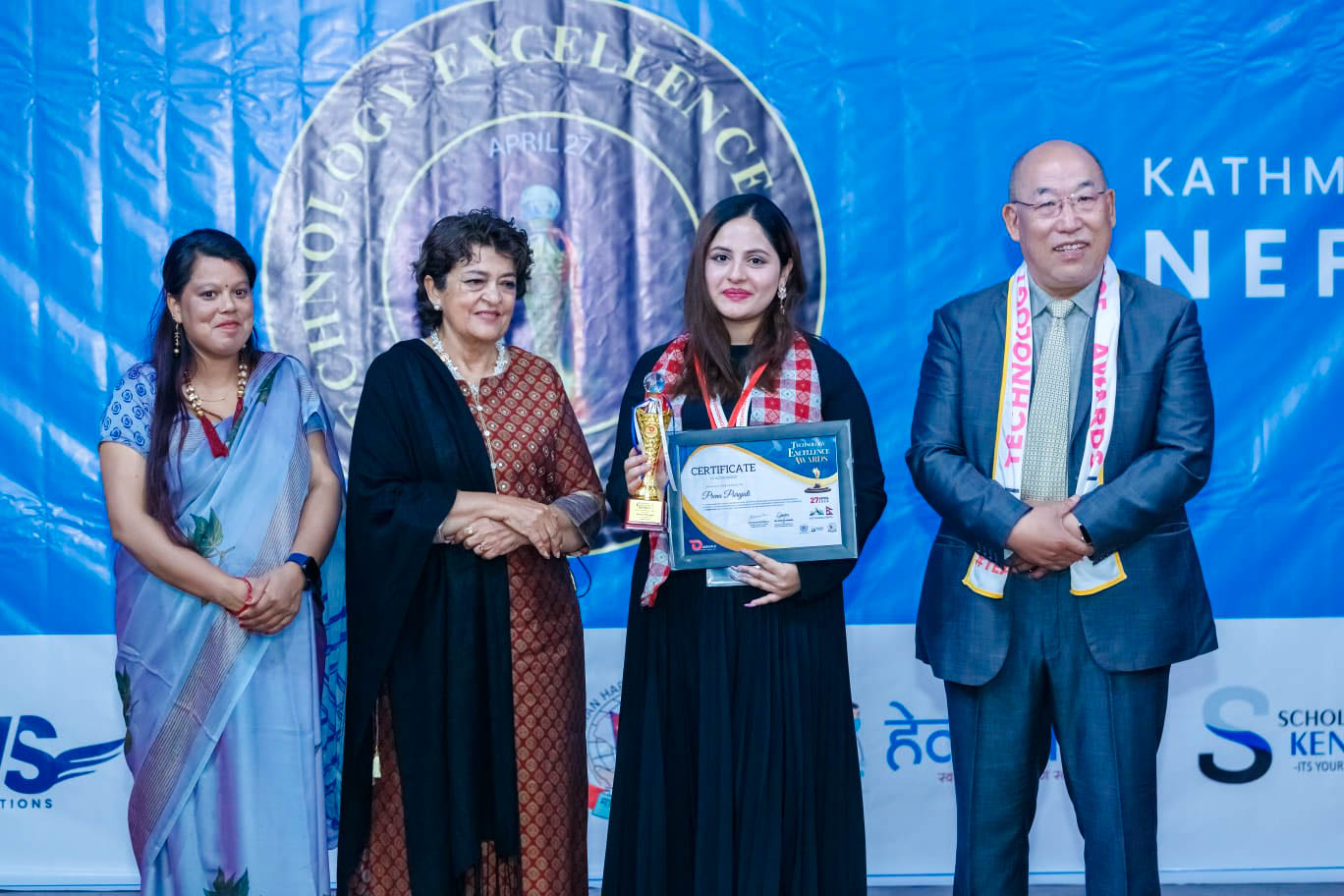 Prena Parajuli – Pioneering Tech Trailblazer Honored at the 2024 Technology Excellence Awards in Kathmandu, Nepal