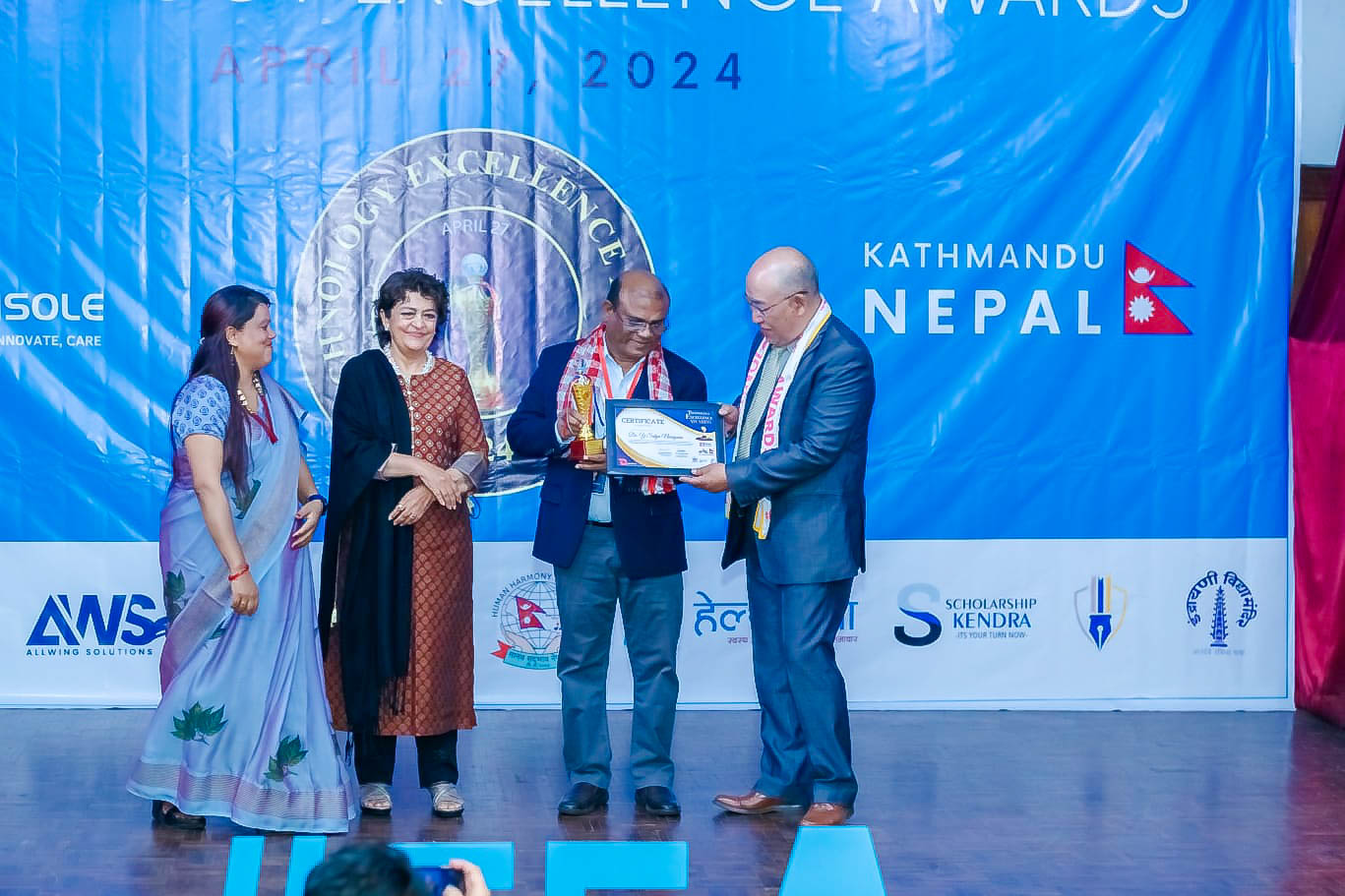 Dr Y Satya Narayana : Pioneering Tech Trailblazer Honored at the 2024 Technology Excellence Awards in Kathmandu, Nepal
