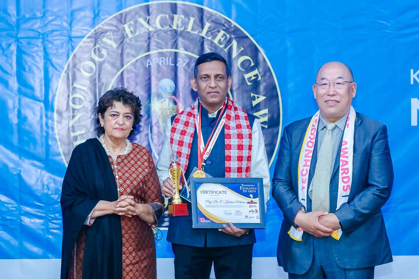 Prof Dr C Krishna Mohan : Pioneering Tech Trailblazer Honored at the 2024 Technology Excellence Awards in Kathmandu, Nepal